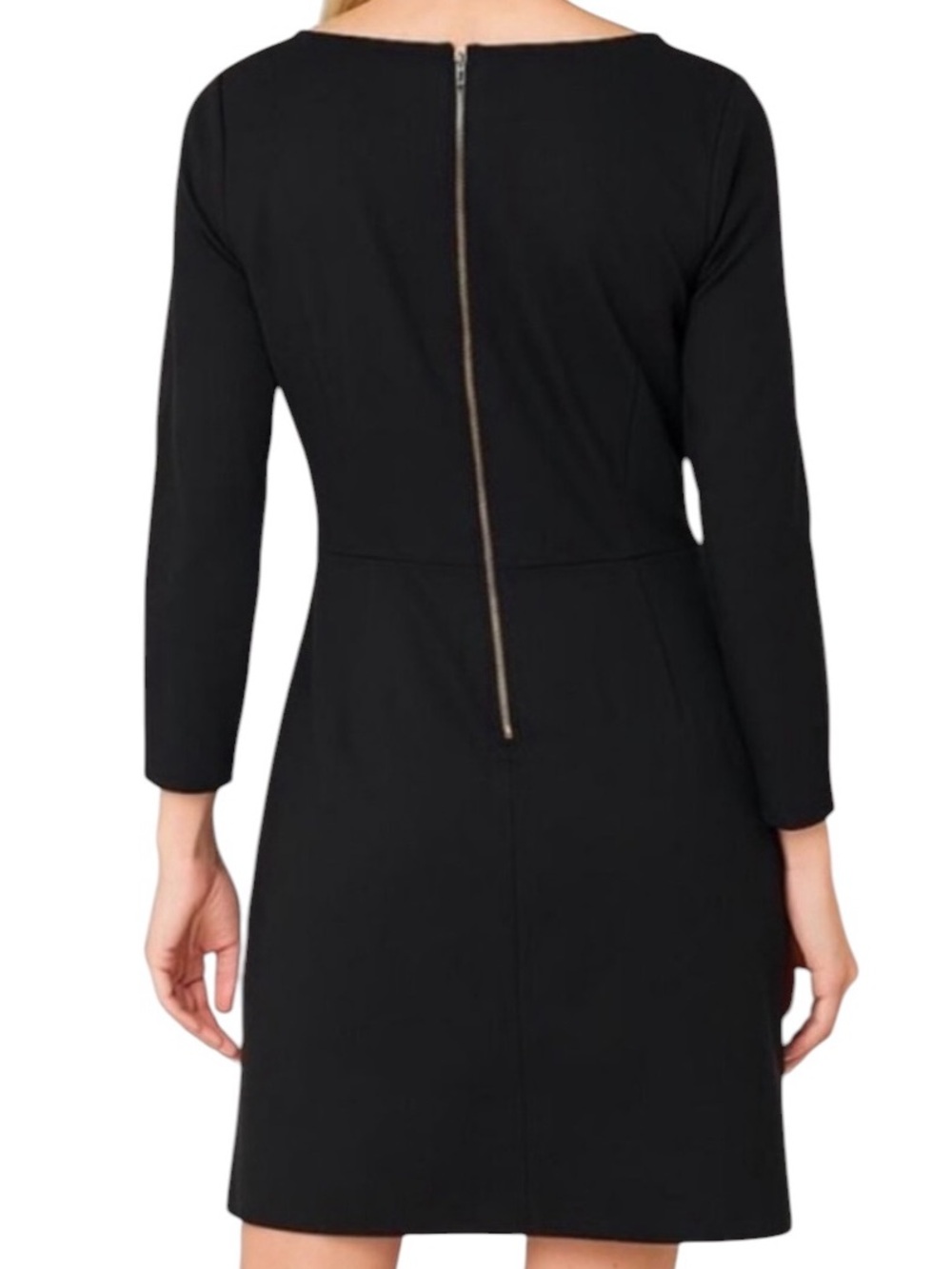 Spanx The Perfect Ponte A-Line Dress in Black Size Large - Picture 5 of 11